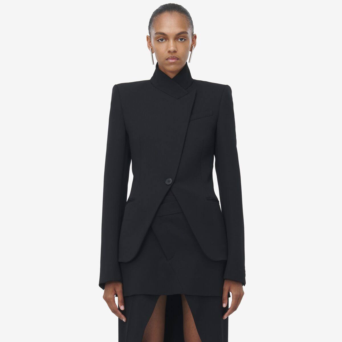 ALEXANDER MCQUEEN - Twisted Spliced Jacket - Item 802643QJACH1000